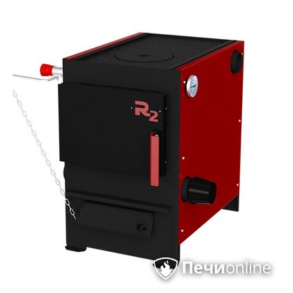 Твердотопливный котел Термокрафт R2 9 кВт конфорка термометр круглый выход в Реже